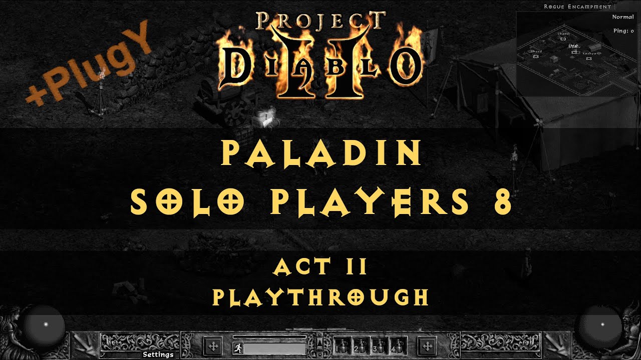 Project Diablo 2: Paladin, Normal, Players 8, ACT 2 Playthrough