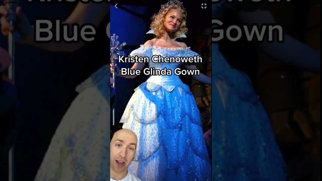 ariana grande blue dress glinda Basque Waist Dress with Beading main image 0
