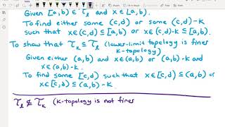 Topology Comparing Topologies