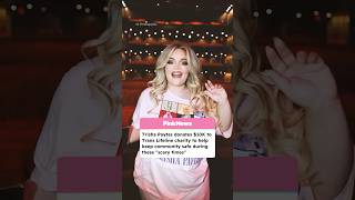 Trisha Paytas Donates $10K to Trans Lifeline Charity  #shorts #trishapaytas #transrights