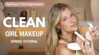 Clean Girl Non Toxic Makeup Tutorial First Impressions - Using All Ilia Products