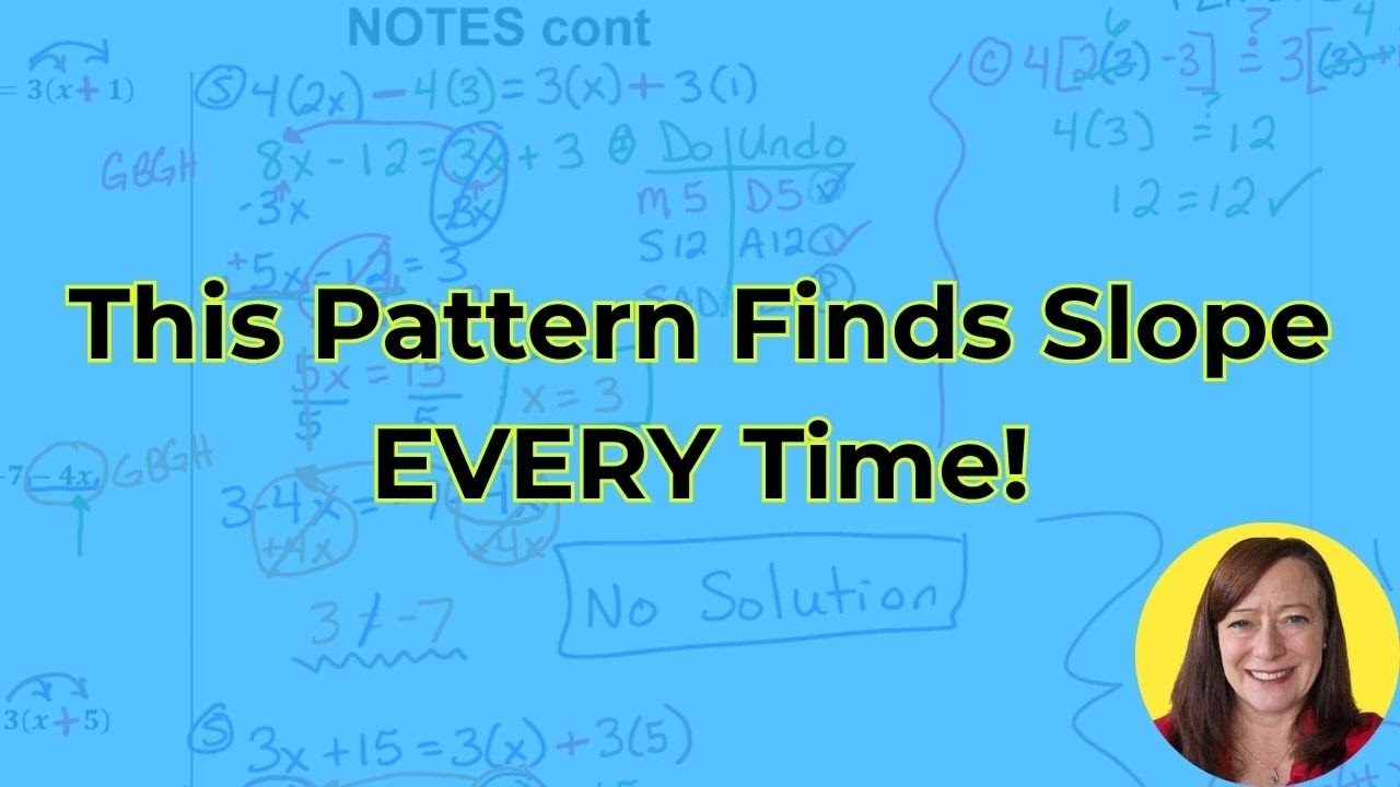 This Pattern Finds Slope EVERY Time!