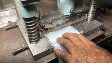 Making Process of Paper Perforating & Manual Creasing Machine