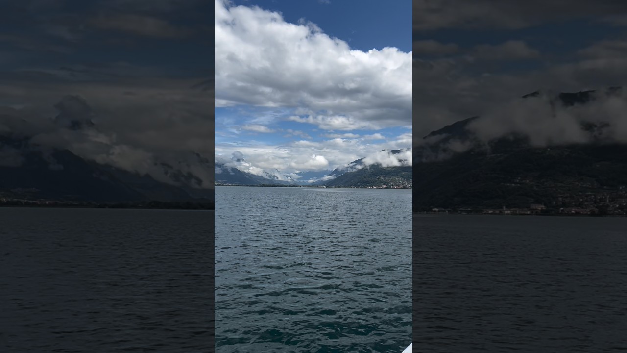 Lake Iseo boat tour 😲😲⛴️⛴️  