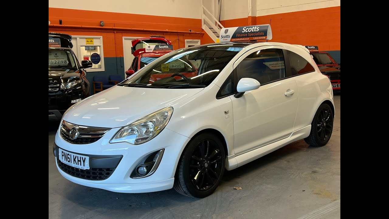 VAUXHALL CORSA 1.2 LIMITED EDITION 3 DOOR WHITE CRUISE CONTROL - YouTube