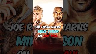 Joe Rogan WARNS Mike Tyson on Jake Paul fight #joerogan #miketyson