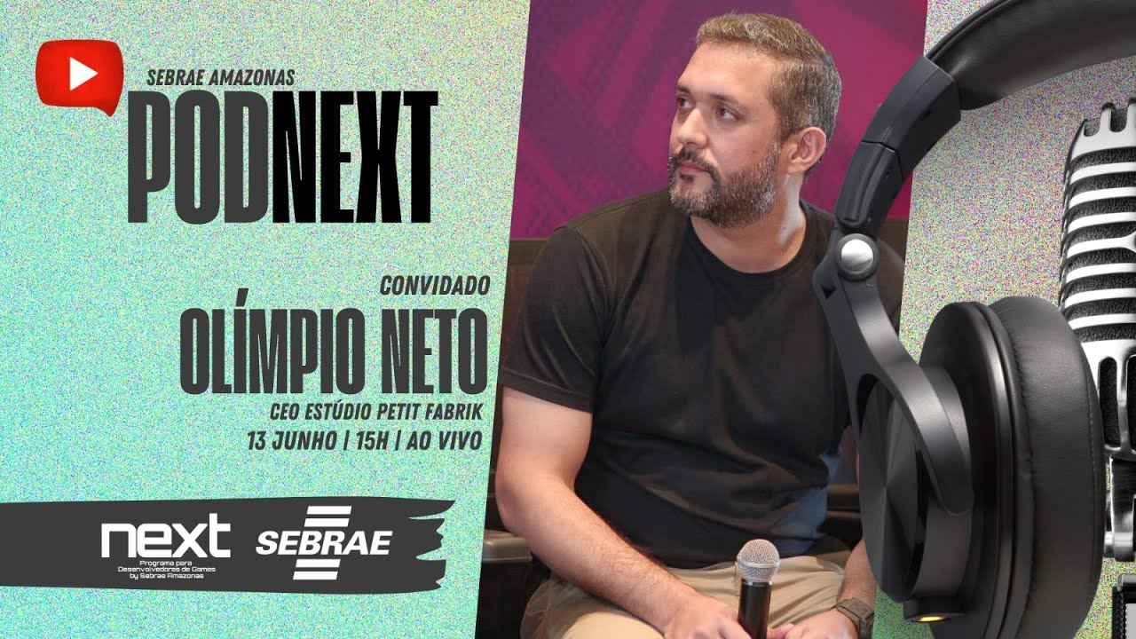 Inovação, Resiliência e Games: Os Bastidores do Sucesso de Olímpio Neto no PodNext