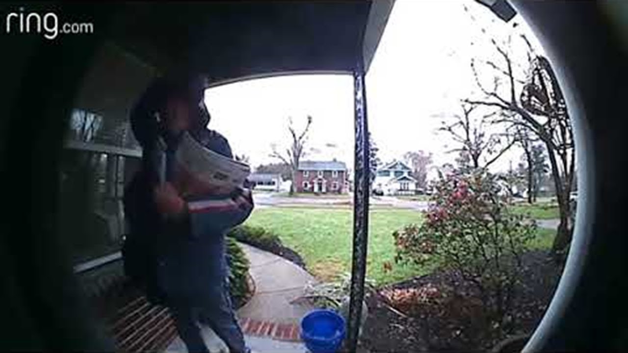Mailman Fed Up with Stuffed Mailbox || ViralHog - YouTube