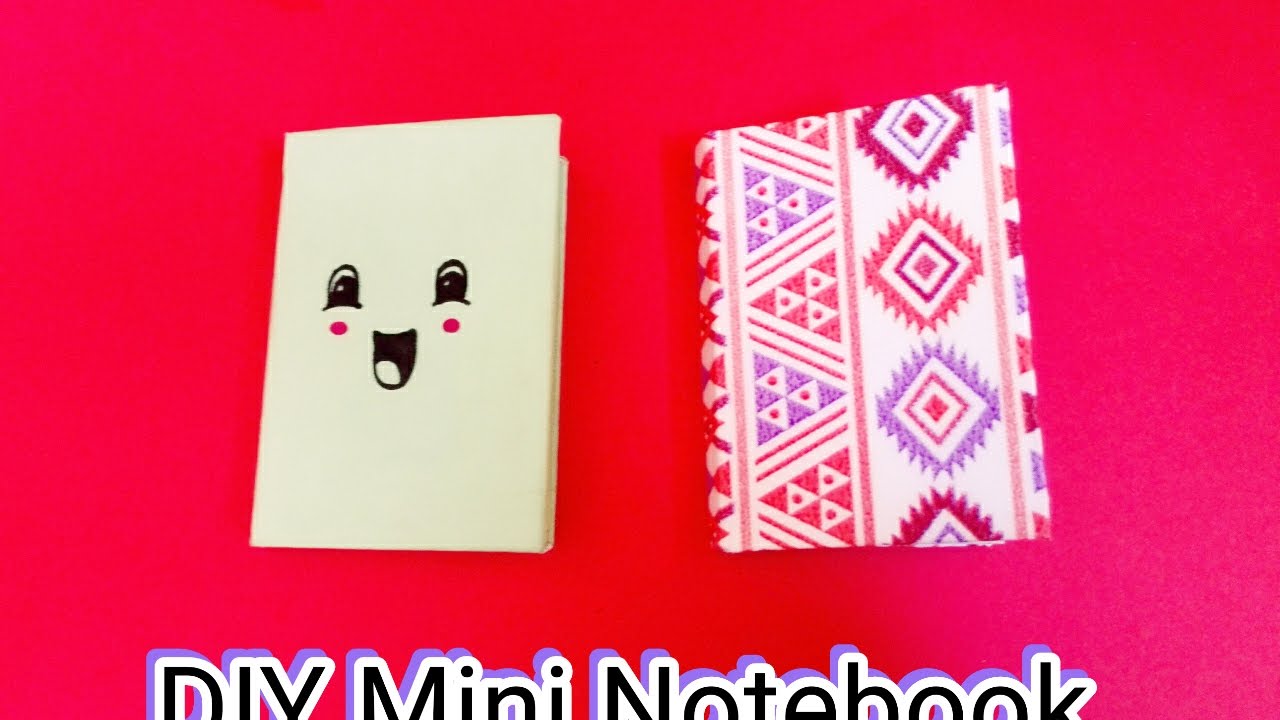 DIY MINI  NOTEBOOK  cute and easy TUTORIAL BY PRACHI 