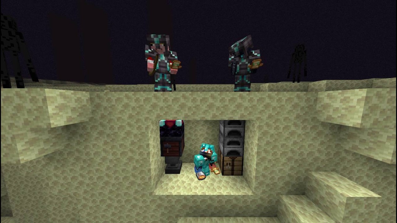 ماینکرافت اسپیدرانر vs دو هانتر فول ندرایت (ریوایول)