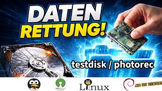 Datenrettung unter Linux - photorec und testdisk - die letzte Hoffnung für verlorene Daten