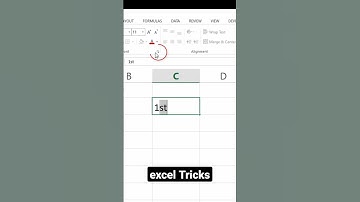 #shorts MS Excel Tricks superscript