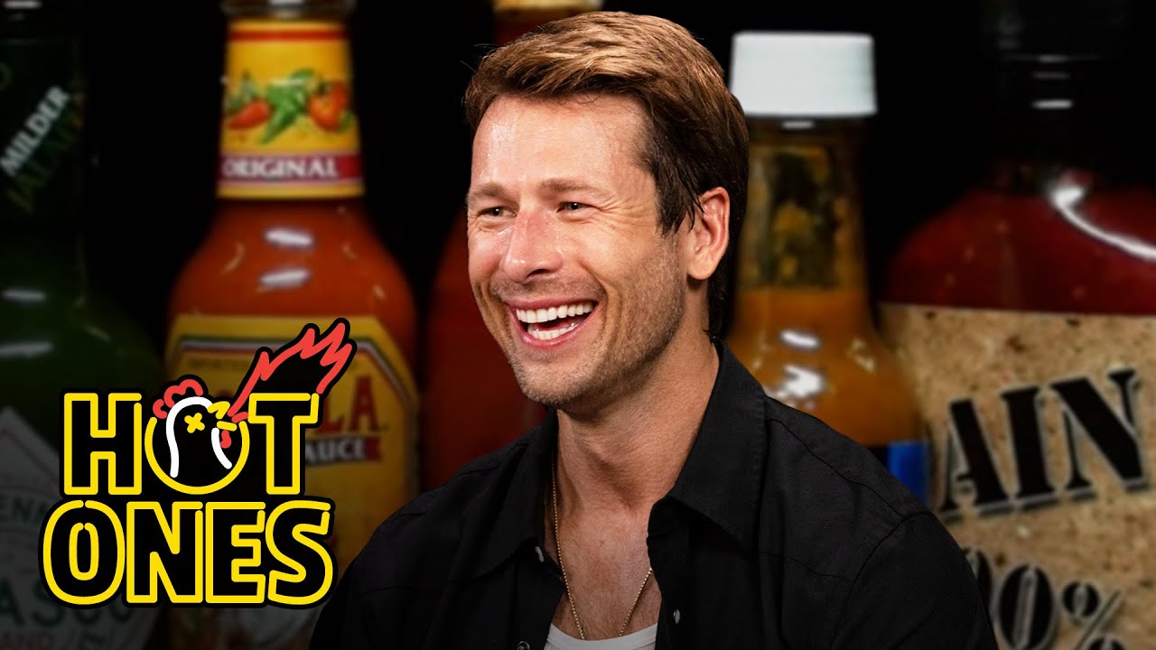 Glen Powell Needs a Wingman While Eating Spicy Wings | Hot Ones