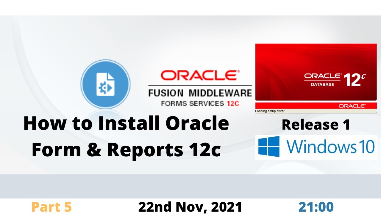 How to Install Oracle Forms & Reports 12c | DB 12cR1 | Windows 10 ...