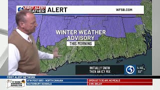 FORECAST: First Alert Weather Days for snow, an icy mix, also heavier rain