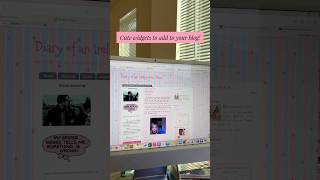 cute widgets to add to your blog! #blog #blogger #girlblogger #blogtutorial