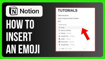 How to Insert an Emoji in Notion