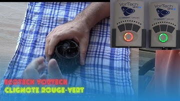 Dépannage EcoTech Vortech : erreur/nettoyage de décrochage rouge et vert