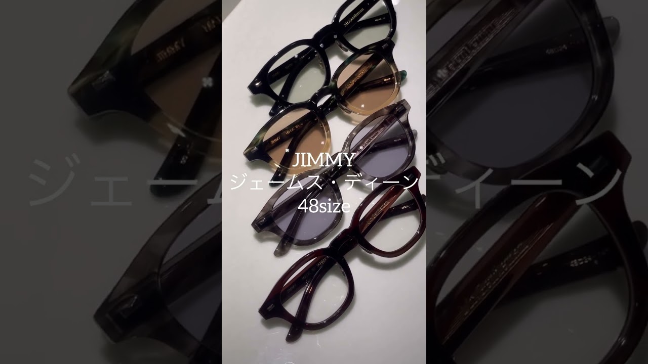 Mr.gentleman EYEWEAR JIMMY48size・New Model PIEL 大人気の