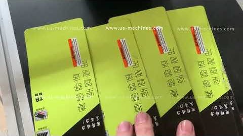 High speed paper card paging feeing conveying top flat labeling machine card labeler