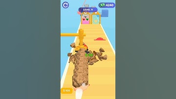 Gem stack 💎 Gameplay Level 11 #spiralroll #mobilegame #shortsfeed #short #shorts
