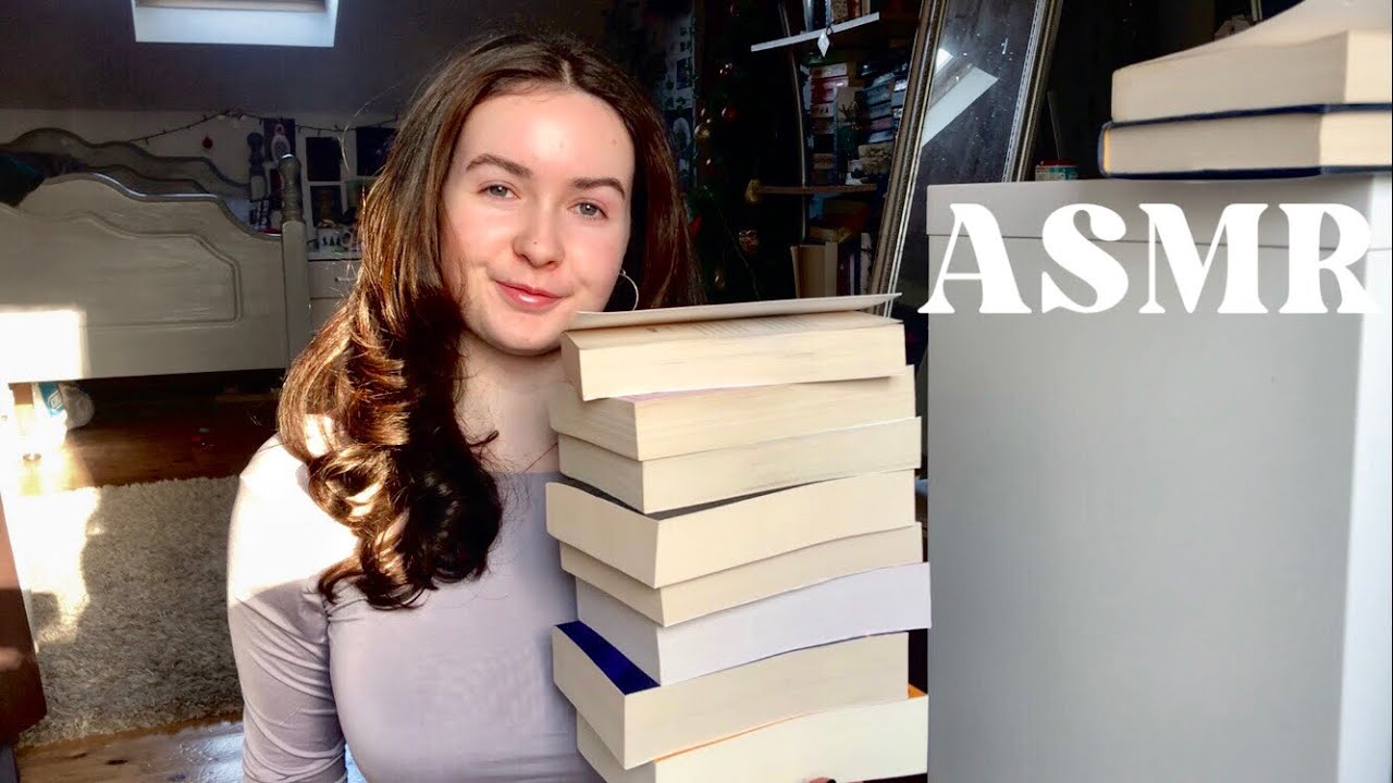 Asmr Book Stack ASMR || BOOK HAUL, fast tapping & scratching - YouTube