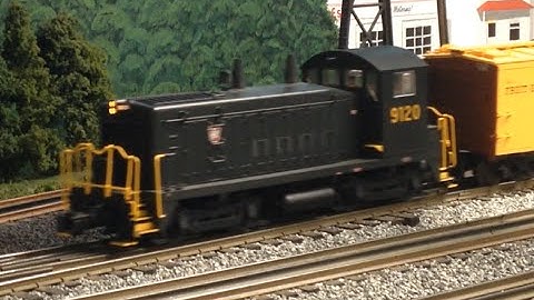 Pennsy in O Scale: PRR SW9 Switching Duncannon