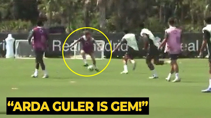 Madrid commentators praising Arda Güler for TWO MINUTES straight during last training ahead PSG