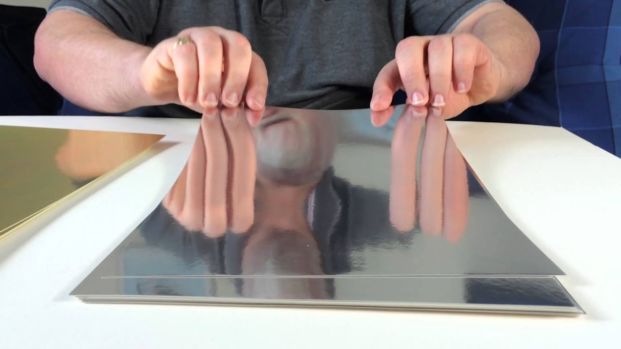 Gold & Silver Mirror Card 30 Sheets from Alan and Barry YouTube