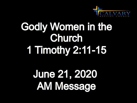 Godly Women in the Church