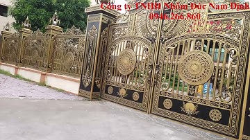 ✅ Cổng nhôm đúc mạ đồng 2024 với giá bất ngờ