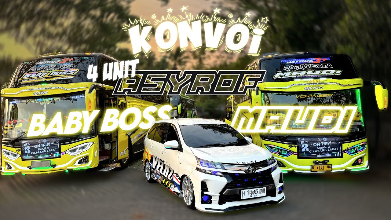 VELOZ VEKACHU IKUT ROMBONGAN KONVOI ASYROF MSM 4UNIT MUMPUNG DI SEMARANG