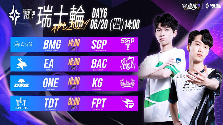 APL 2024 瑞士輪DAY6－2024/06/20《Garena傳說對決》