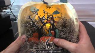 October Afternoon Witch Hazel Pumpkin Vignette