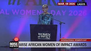 YEMI ADAMOLEKUN, BROWN OLA, KEMI IBRU DA-SILVA, ADWOA EDUN RECIEVE ARISE WOMEN OF IMPACT AWARDS