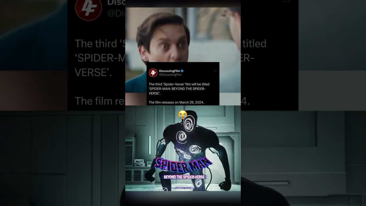 SPIDER-MAN BEYOND THE SPIDER VERSE WAS SUPPOSED TO RELEASE TODAY 😭 