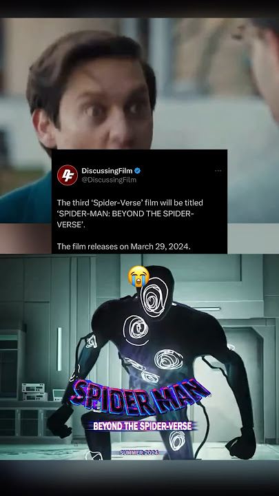 SPIDER-MAN BEYOND THE SPIDER VERSE WAS SUPPOSED TO RELEASE TODAY 😭 #spiderman