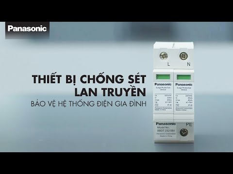 Video Thiết Bị Chống Sét Lan Truyền Panasonic - SPD - 