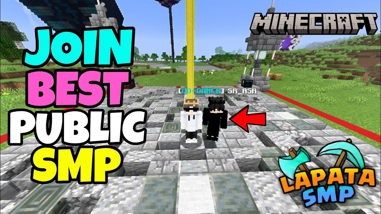 🥇 Join Best Survival Public Smp Server For Minecraft 🐧 | Java + PE | 24/7 Online | Free To Join 📸