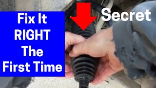 NEVER Replace Steering Rack Boots Until Watching This! Resimi