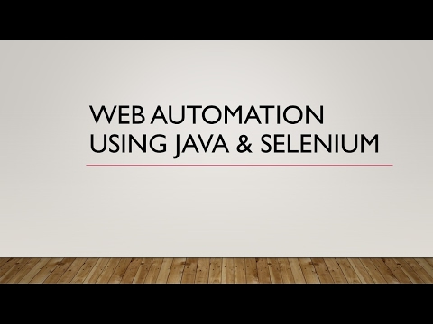 Web Automation -