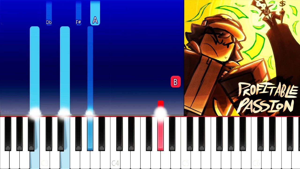 Profitable Passion Last Man Standing (FORSAKEN OST)(Piano Tutorial)