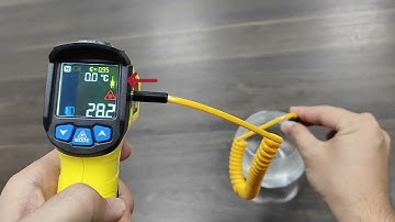 mestek 800C and IR01B Non-Contact Digital Pyrometer