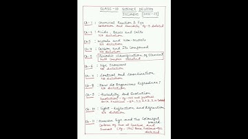 Class 10 Science Deleted ❌ Syllabus 2022-23 #cbseclass10  #cbse