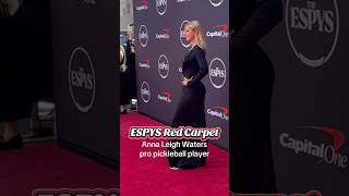 Anna Leigh Waters Posing For Paparazzi On The Espys Red Carpet Representing Pro Pickleball