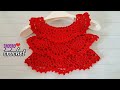 كروشية بلوزة طبقات رائعة !!!! بغرزة المروحة / خطوة بخطوة - Crochet baby blouse layers