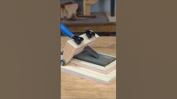 SHARPEN LIKE A PRO WITH This DIY Wooden Hand Chisel Method!  #woodworking #sawblade #wood