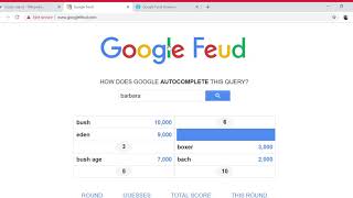 Google Feud Answers
