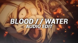 blood \/\/ water - grandson [edit audio] | (tiktok version) | eren yeager