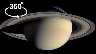 Falling into SATURN  360° VR Simulation (Scary)